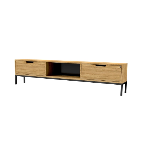 Szafka RTV-47 Drewno Lite Dąb Loft Lakier Rozmiary od 100 cm do 200 cm PREMIUM